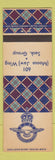 Matchbook Cover - Royal Canadian Air Force Moose Jaw SK