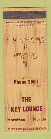 Matchbook Cover - Key Lounge Marathon FL