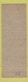 Matchbook Cover - Military Army Safety Program Signs