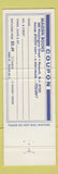 Matchbook Cover A Med Cruise Book Edwardo Leonardo Digirolamo Military Newark NJ