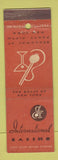Matchbook Cover - International Casino New York City
