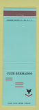 Matchbook Cover - Club Bermadoo
