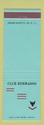 Matchbook Cover - Club Bermadoo