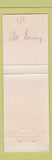 Matchbook Cover - Pretoria VHK DHQ Officer's Club South Africa Military