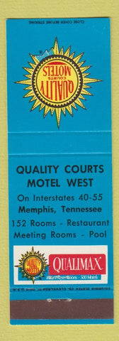 Matchbook Cover - Quality Courts Motel Memphis TN