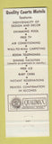 Matchbook Cover - Quality Courts Motel Memphis TN