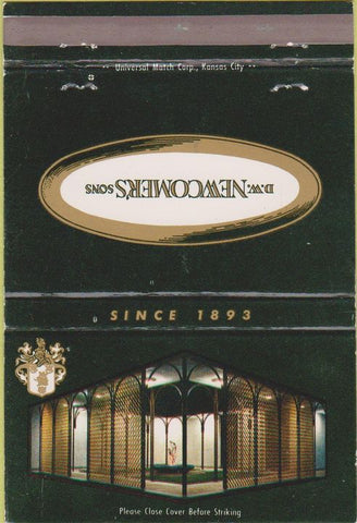 Matchbook Cover - Newcomer's  Key Rings? 40 Strike