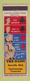 Matchbook Cover - The Oasis Chattanooga TN