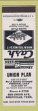 Matchbook Cover - Union Plan Loans Knoxville TN