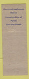 Matchbook Cover - Osborne Hardware Supply Chattanooga TN