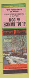 Matchbook Cover - JM Nance Son Milk Ringgold GA low phone #