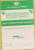 Matchbook Cover - Bryan Fletcher Realtors Orlando FL 40 Strike