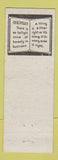 Matchbook Cover - Baker Hotel Bar Lounge Craig Colorado