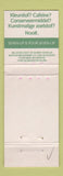 Matchbook Cover - 7Up Soda Foreign WEAR