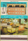 Matchbook Cover - Canal Furniture Showrooms Providence RI 40 Strike