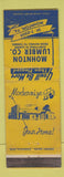 Matchbook Cover - Mohnton Lumber PA WEAR