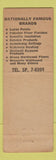 Matchbook Cover - Mohnton Lumber PA WEAR