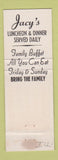 Matchbook Cover - Jack's Restaurant Lounge Chicago IL WEAR