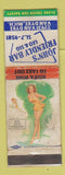 Matchbook Cover - John's Friendly Bar Van Dyke MI pinup WORN