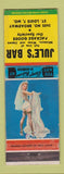 Matchbook Cover - Jule's Bar St Louis MO pinup WEAR