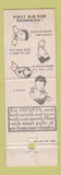 Matchbook Cover - Army Air Force European Exchange System WEAR