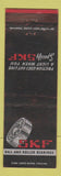Matchbook Cover - SKF Ball Roller Bearings