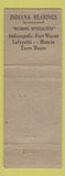 Matchbook Cover - McGill Precision Bearings Valparaiso IN