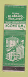 Matchbook Cover - Wellington Hotel Albany NY WEAR