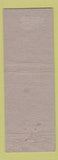 Matchbook Cover - Welcome Cabins East Montpelier VT