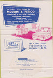 Matchbook Cover - Canal Furniture Showrooms Providence RI 40 Strike