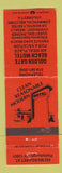 Matchbook Cover - Golden Gate Beach Motel Plattsburgh KY ORANGE WEAR