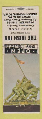 Matchbook Cover - Irish Inn Cedar Rapids IA