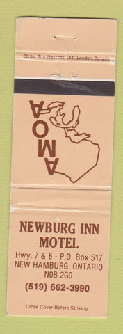 Matchbook Cover - Newburg Inn Motel New Hamburg ON WORN