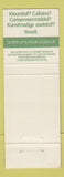 Matchbook Cover - 7Up soda foreign girlie