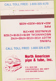 Matchbook Cover - North American Pipe Tube Chesterfield MO 40 Strike