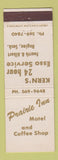 Matchbook Cover - Prairie Inn Motel Regina SK