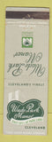 Matchbook Cover - Wade Park Manor Hotel Cleveland OH