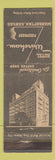Matchbook Cover - Hotel Wareham Manhattan KS WEAR