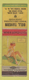 Matchbook Cover - Bell Tavern New York City pinup WEAR