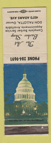 Matchbook Cover - Art Barber Shop