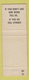 Matchbook Cover - Art Barber Shop