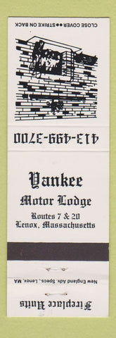Matchbook Cover - Yankee Motor Lodge Lenox MA