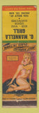 Matchbook Cover - G Mannella Grill pinup WEAR