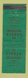 Matchbook Cover - Garden Restaurant Jamaica NY WORN GREEN