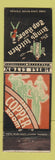 Matchbook Cover - Hotel Elton Waterbury CT King's Kitchen Copper Room