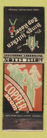 Matchbook Cover - Hotel Elton Waterbury CT King's Kitchen Copper Room