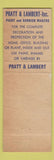 Matchbook Cover - Pratt Lambert Painters Supply Lansing MI