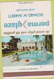 Matchbook Cover - Perma Glaze girlie swimming pools WEAR Miami FL 40 Strike