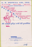 Matchbook Cover - Perma Glaze girlie swimming pools WEAR Miami FL 40 Strike