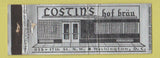 Matchbook Cover - Costin's Hof Brau Washington DC Full Length